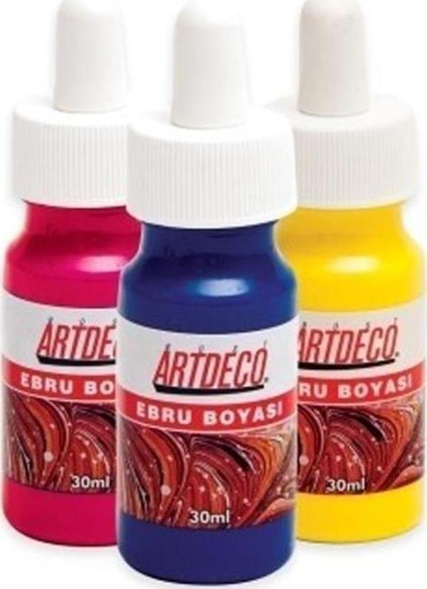 Artdeco Ebru Boyası 30 Ml Koyu Sarı - Image 1