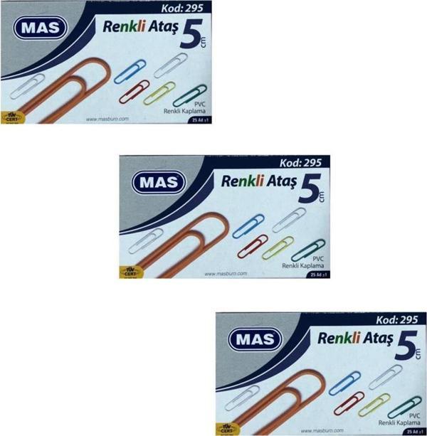 Mas 295 Renkli Dev Ataş 3 Adet  - Image 1