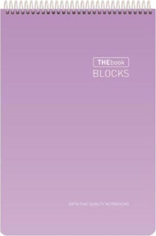 Gıpta Thebook Blocks A4 Spiralli Sert Kapak Defter 100 Yaprak Çizgisiz  - Image 1