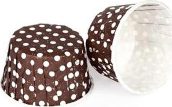 ÖZEL PET KAPSÜL 62*40mm. KAHVERENGİ PUANTİYE 50 ADET - Image 1