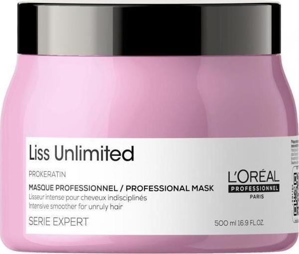 L'Oréal Professionnel Serie Expert Liss Unlimited Maske 500 ml - Image 1