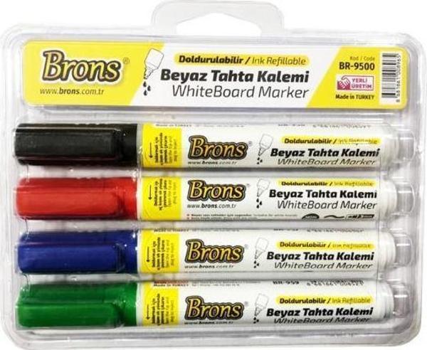 Brons BR-9500 Tahta Kalemi Doldurulabilir  Set 4'lü ( Yeni ) - Image 1