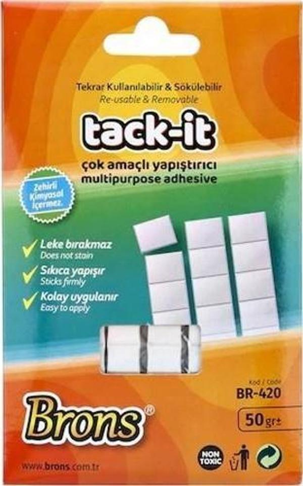Brons Tack-It Hamur Yapıştırıcı Beyaz - Image 1