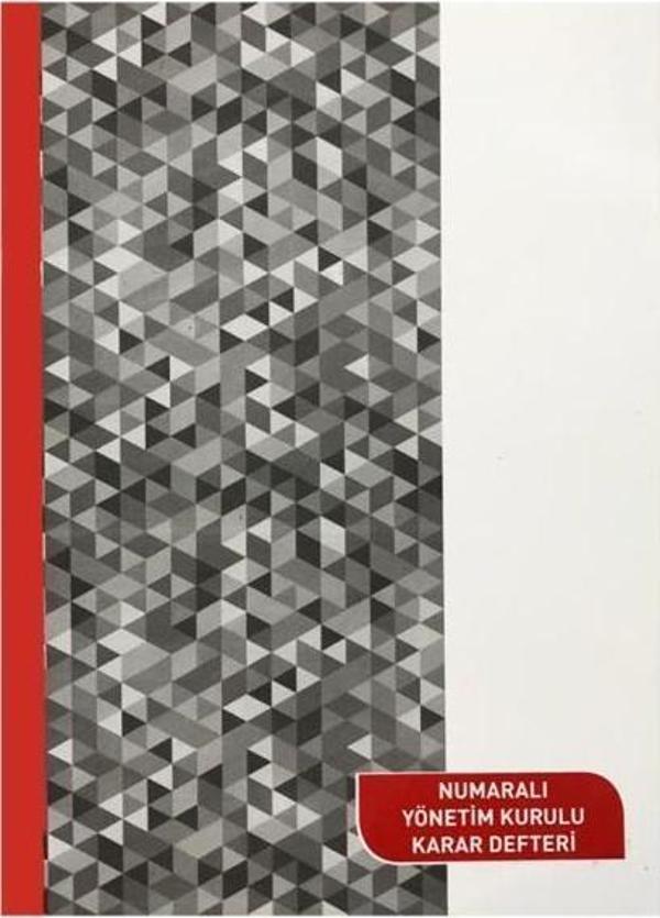Folix Yönetim Kurulu Karar Defteri 22X32 40 Yp. Numaralı  Flx-817254 - Image 1