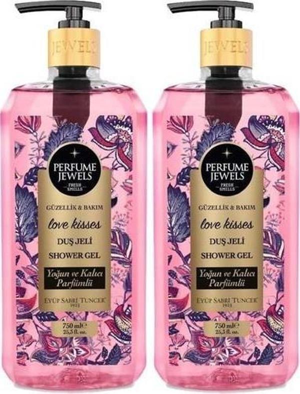 Eyüp Sabri Tuncer Love Kisses Duş Jeli 750 ml x 2 Adet - Image 1
