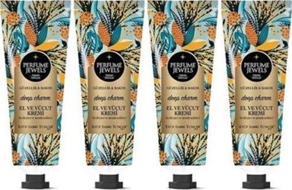 Eyüp Sabri Tuncer Perfume Jewels Deep Charm El Kremi 50ML x 4 Adet - Image 1
