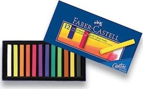 Faber-Castell Creative Studio Toz Pastel Boya (Soft) 12 Renk Tam Boy - Image 1