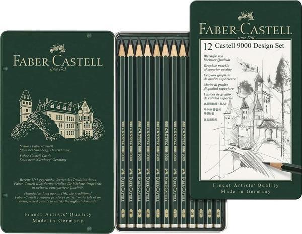 Faber-Castell 9000 Design K.K. Seti (5B-5H) - Image 1