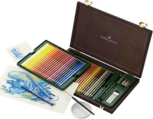Faber-Castell Albrecht Dürer Aquarell Boya Kalemi Ahşap Kutu 48 Renk - Image 1