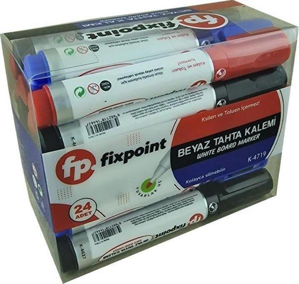 Fixpoint Beyaz Tahta Kalemi 24'lü Karışık Kutu K-4719 - Image 1