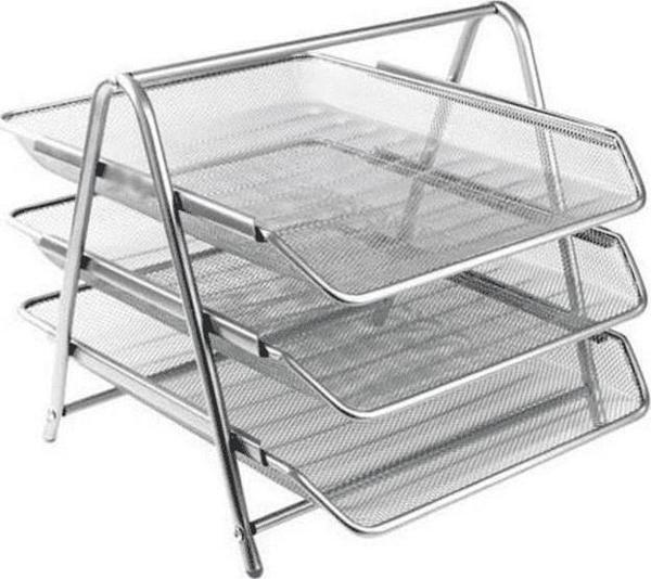 Globox Metal Evrak Rafı 3'Lü Gri 6259 - Image 1