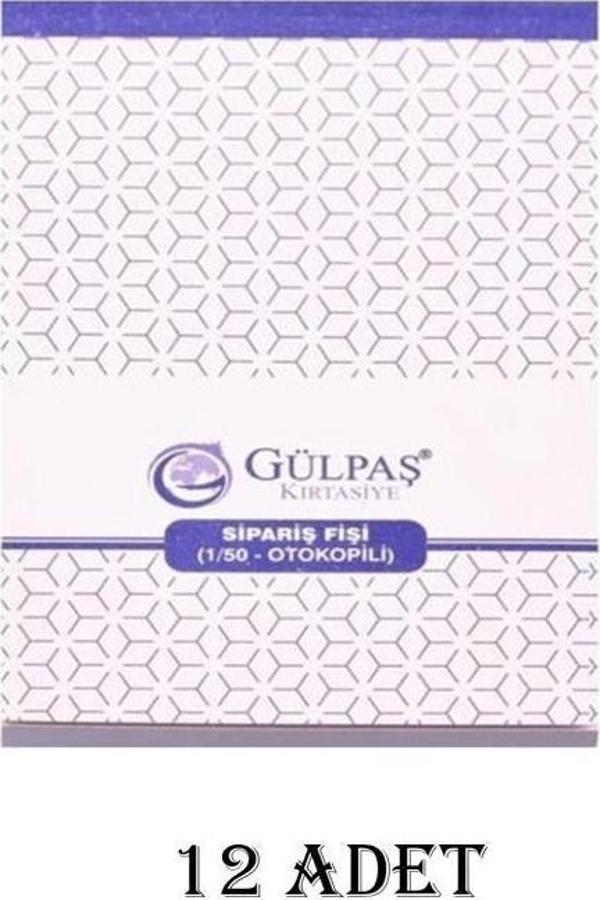 Gülpaş 685 Sipariş Fişi 1/50 Otokopili 12 Adet  - Image 1