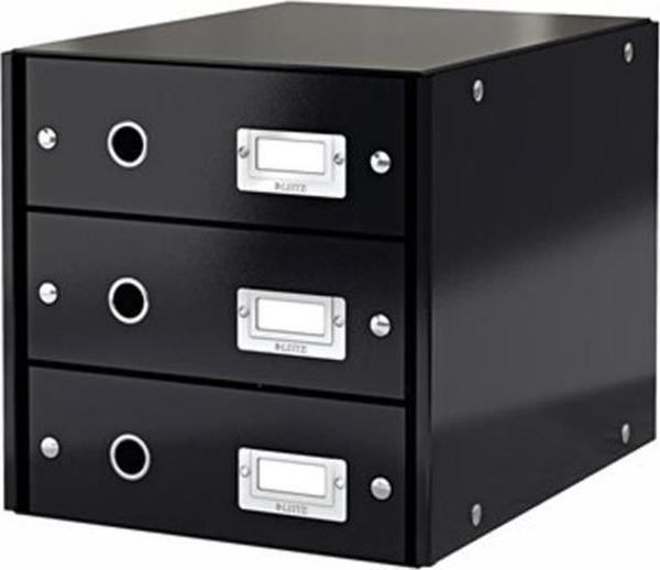 Leitz Wow C&S 3 Çekmeceli Evrak Rafı Siyah 60480095 - Image 1