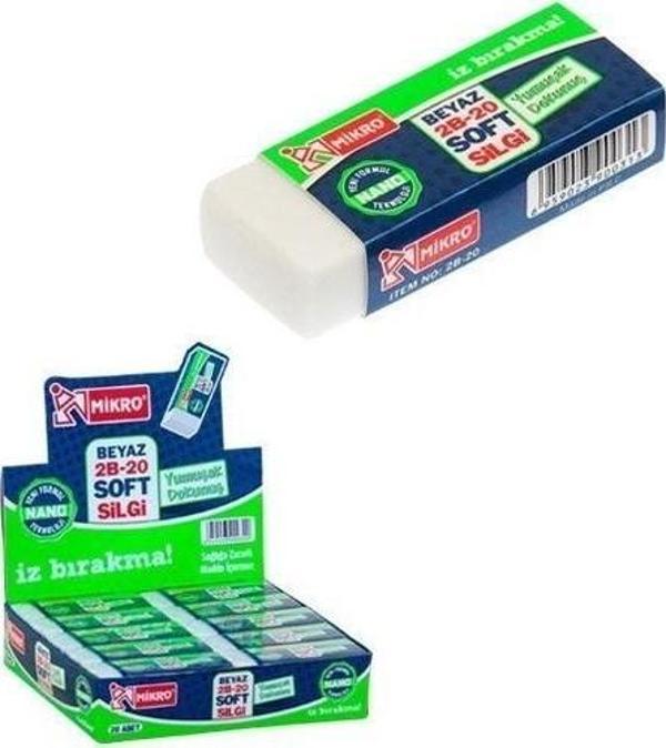 Mikro 2B-20 Beyaz Nano Silgi - Image 1