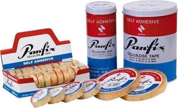 Panfix 12 X 33 İnce Şeffaf Bant 12'li - Image 1