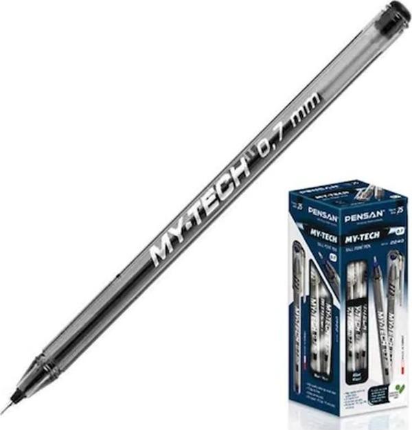 Pensan My-Tech Tükenmez Kalem 0.7 Mm Siyah 25'li - Image 1