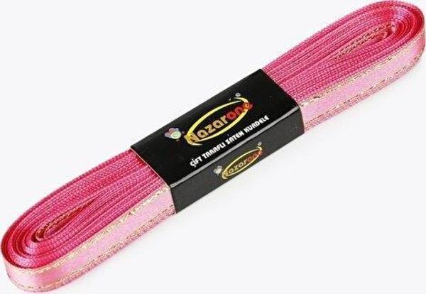 Nazarone Saten Simli Kurdele 1CM-10MT-PEMBE(503) - Image 1