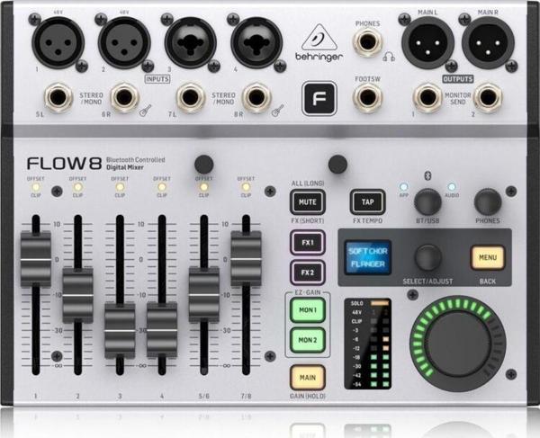 Behringer Flow 8 Bluetooth ve 8 Girişli Dijital Mikser - Image 1