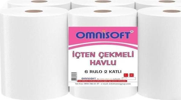 Omnisoft İçten Çekmeli Kağıt Havlu 6 Rulo - Image 1
