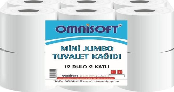 Omnisoft Mini Jumbo Tuvalet Kağıdı 12 Rulo - Image 1