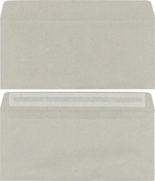 Teknomeda Diplomat Zarf Penceresiz İ.Kraft 90gr 10.5cmx24cm 50'li - Image 1