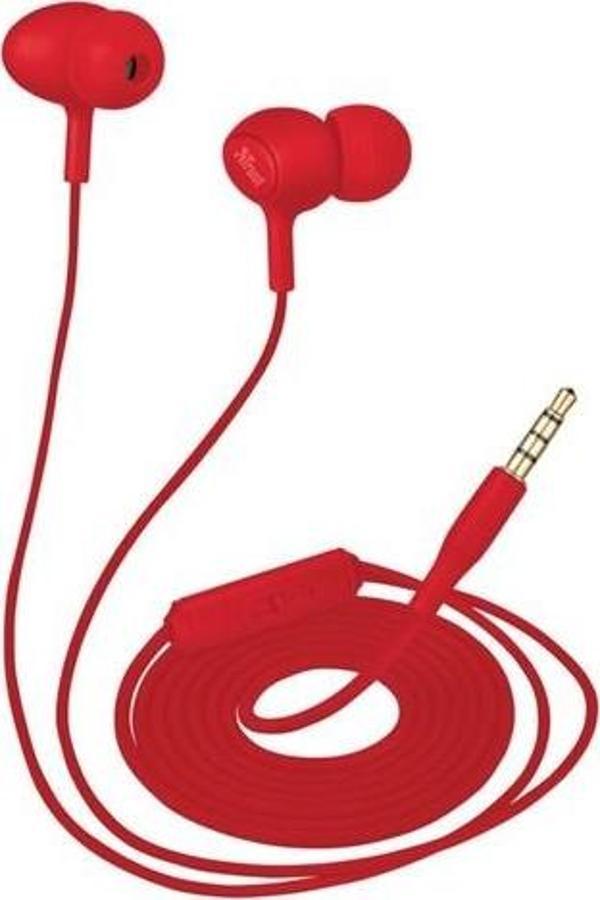 Trust Urban TRU21952 Ziva Kırmızı Kulak İçi Mikrofonlu Kulaklık  - Image 1