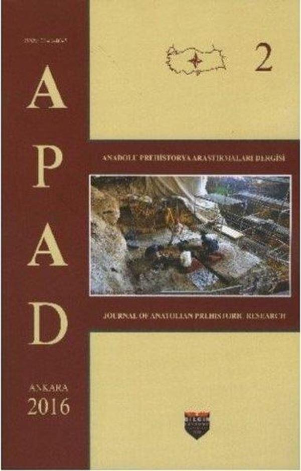 Anadolu Prehistorya Araştırmaları APAD-2 - Bilgin Kültür Sanat - Image 1