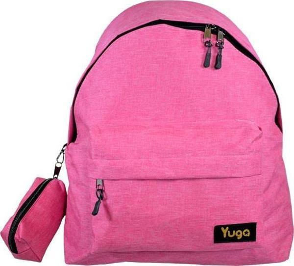 Yuga Keten Sırt Çantası Pembe - Image 1