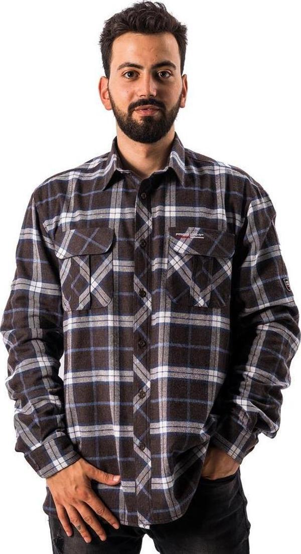 FreeCamp Knit Man Fleece Shirt Gömlek-KAHVERENGİ - Image 1