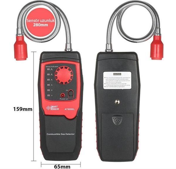 SMART SENSOR AT8800L YANICI GAZ KAÇAK DEDEKTÖRÜ SEVİYE ALARMLI - Image 1