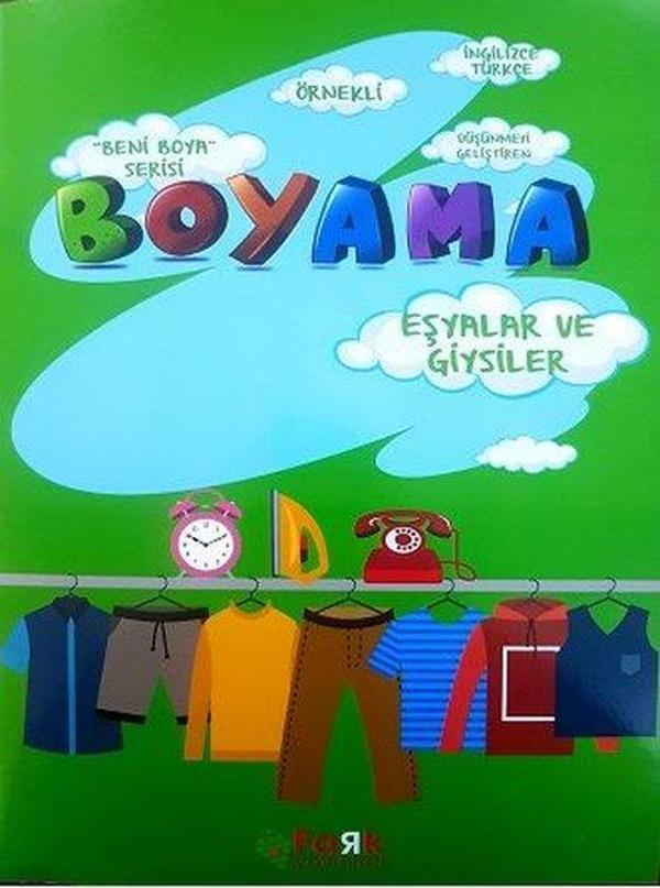 Eşyalar ve Giysiler-Beni Boya Serisi-Boyama - Fark Yayınevi - Image 1