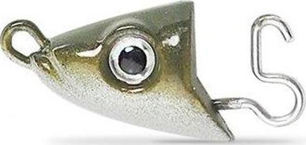 Fiiish Black Eel BE110 BE1268 2 Tetes Plombees Shallow 4gr Kaki Jighead - Image 1