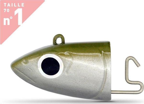 Fiiish Black Minnow BM70/1 BM144 Off Shore 6gr Kaki Jig Head - Image 1