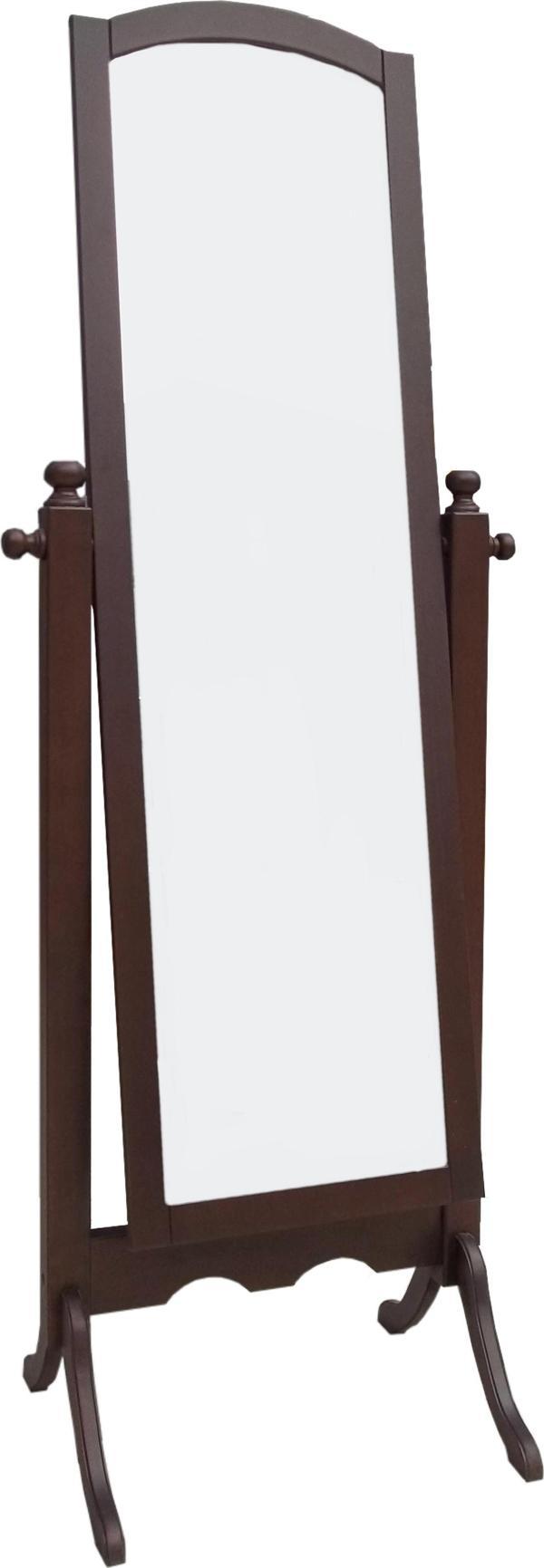 Ayna Boy 12409 Oval Dikdörtgen Model  Ahşap Kayın MDF Parlak Ceviz Natüre El Yapı - Image 1