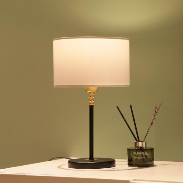 Homing Palermo Gold Detaylı Abajur Krem  - Image 1