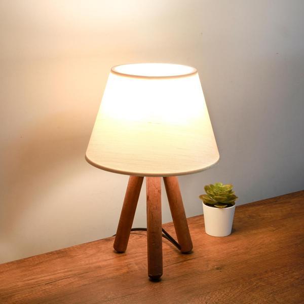 Homing Tasarım Ahşap Başlıklı Abajur AYD-3170 - Image 1