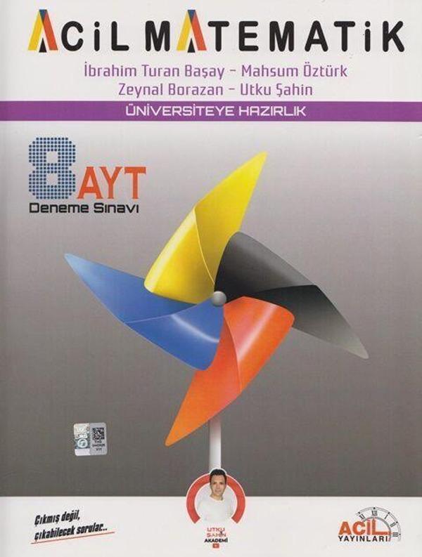 AYT Matematik 8 li Deneme Sınavı Acil Yayınları - Acil Yayınları - Image 1