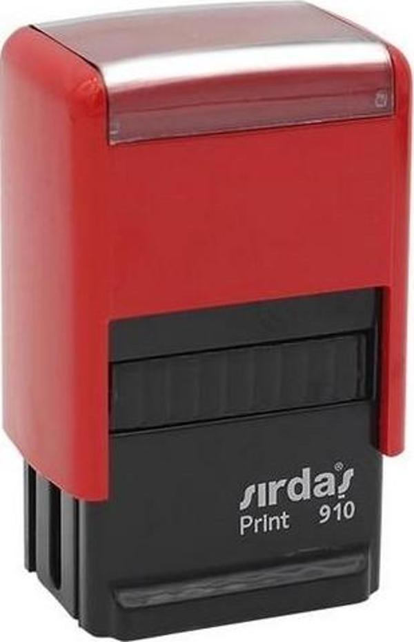 Sırdaş Standart Boş Kaşe Otomatik 10X26.5 Mm Kırmızı Keçeli 910 - Image 1