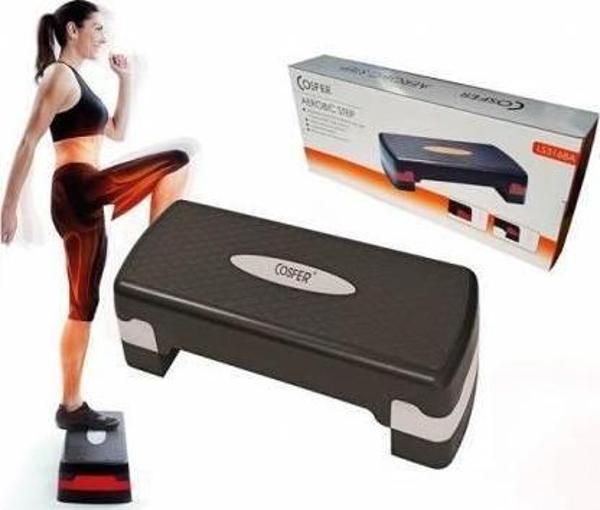 Cosfer Step Tahtası 2 Kademeli Aerobik Fitness Jimnastik Aleti - Image 1