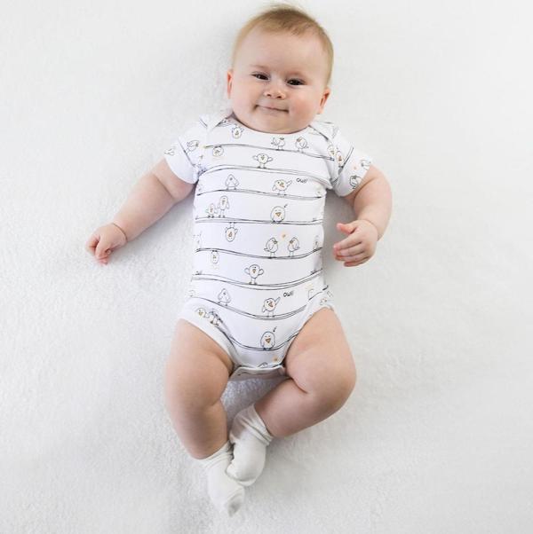 Owli Bebek Body Kısa Kol Early Birds - Image 1