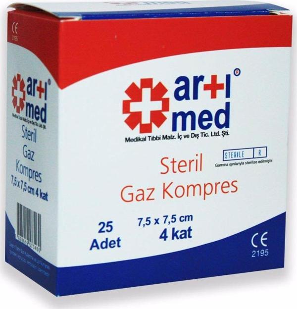 Artımed Gaz Kompres 25'li - Image 1