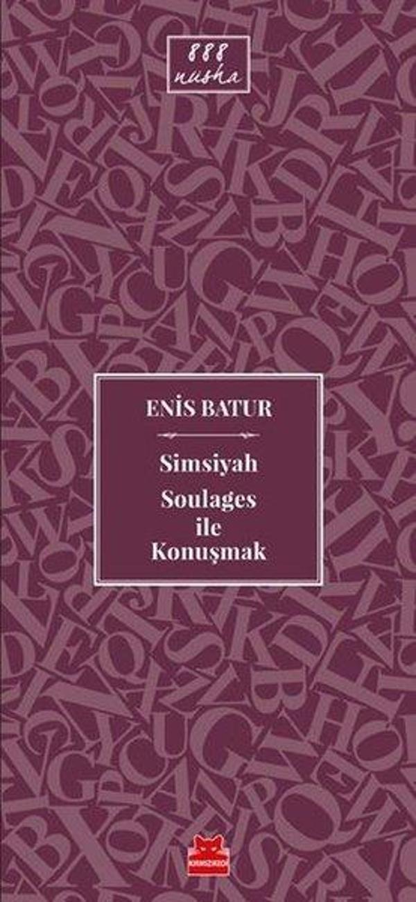Simsiyah Soulages ile Konuşmak - Kırmızı Kedi Yayınevi - Image 1