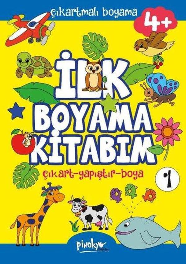 Çıkartmalı İlk Boyama Kitabım 1 - 4+ Yaş - Pinokyo - Image 1
