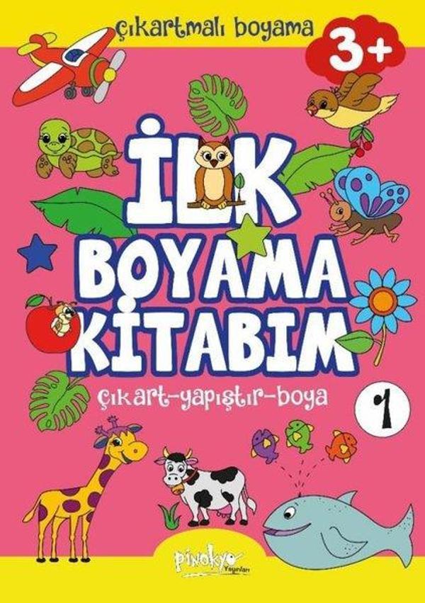 Çıkartmalı İlk Boyama Kitabım 1 - 3+ Yaş - Pinokyo - Image 1
