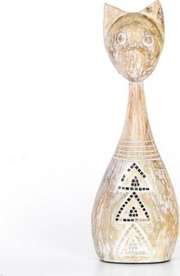 Euro Flora Ahşap Kedi Biblosu 17,5x8x51,5 Cm - Image 1