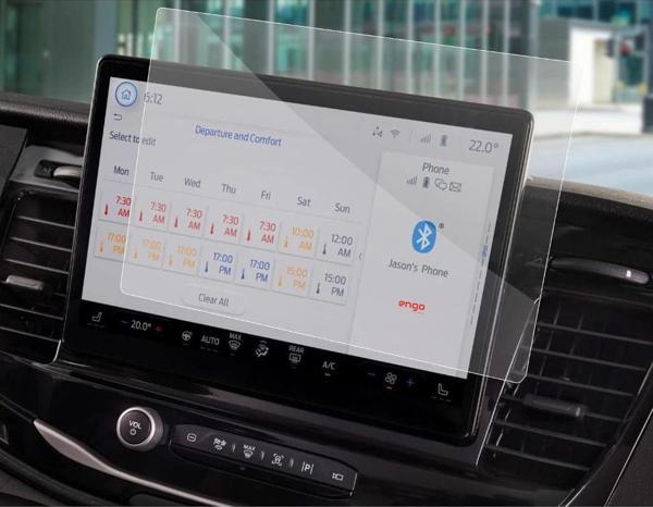 Ford E-Transit 12 inç Mat Ekran Koruyucu Multimedya Şeffaf - Image 1