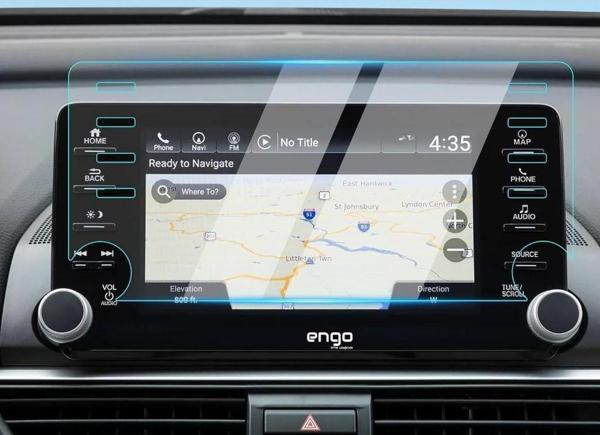 Honda Accord 8 inç Multimedya Ekran Koruyucu Nano Şeffaf - Image 1