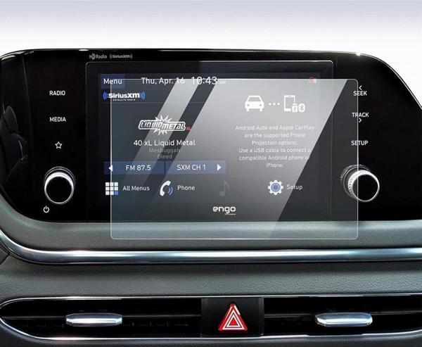 Hyundai i20 8 İnç Mat Ekran Koruyucu Multimedya Şeffaf - Image 1