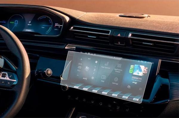 Peugeot 508 10 inç Mat Ekran Koruyucu Multimedya Şeffaf  - Image 1