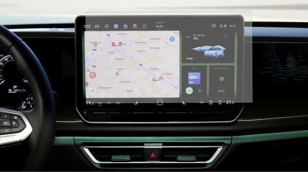 Volkswagen Golf 12.9 inç Mat Ekran Koruyucu Multimedya 2024 - Image 1